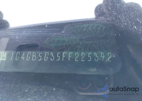 2015 Buick Lacrosse Leather z USA, uszkodzony, nr VIN 1G4GB5G35FF225392